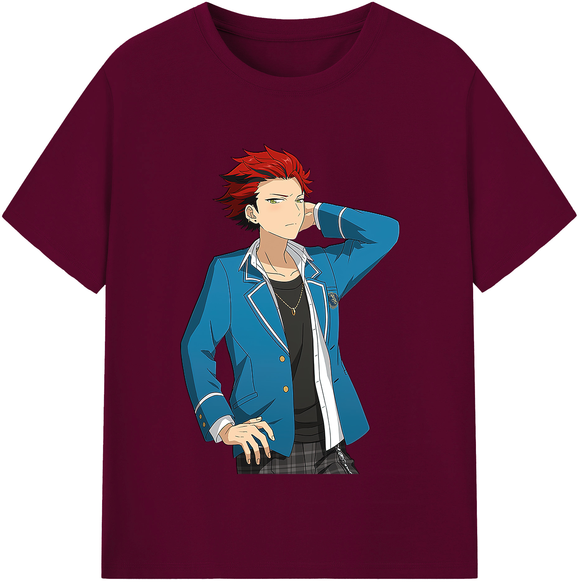（画像用） あんさんぶるスターズ! Ensemble Stars レディースカジュアルプリントTシャツ（綿100％）